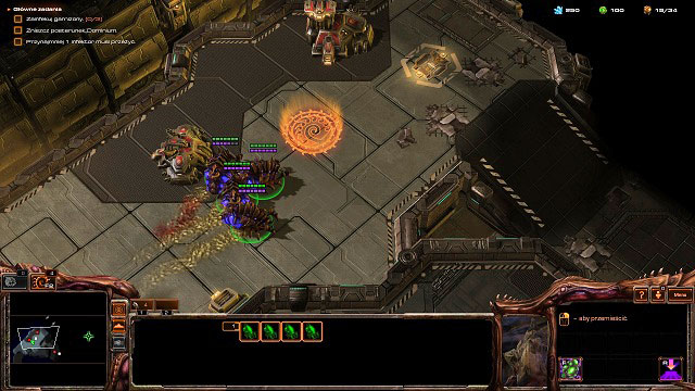 You start the mission by controlling your new acquisition - an Infector - Infested - Skygeirr Missions - StarCraft II: Heart of the Swarm - Game Guide and Walkthrough