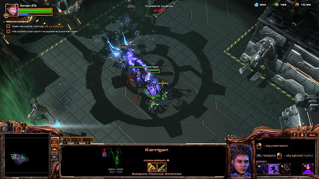 Right at the beginning of this mission, you will be attacked by a hybrid - Hand of Darkness - Skygeirr Missions - StarCraft II: Heart of the Swarm - Game Guide and Walkthrough