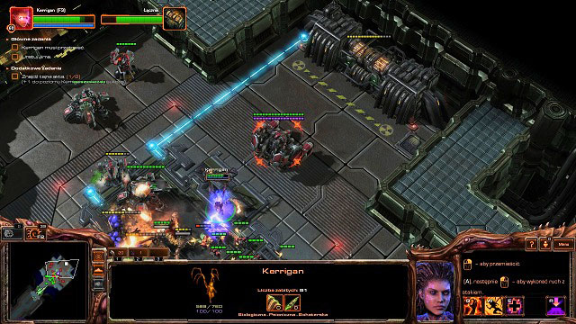 The infected will also help you in [6] - you will be able to cut through another Dominium blockade easily - Conviction - Space missions - StarCraft II: Heart of the Swarm - Game Guide and Walkthrough