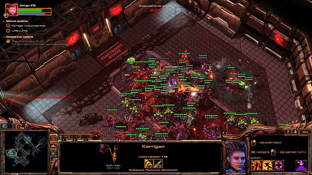 On your way, in one of the corridor's branches, there are further files [B] - Conviction - Space missions - StarCraft II: Heart of the Swarm - Game Guide and Walkthrough