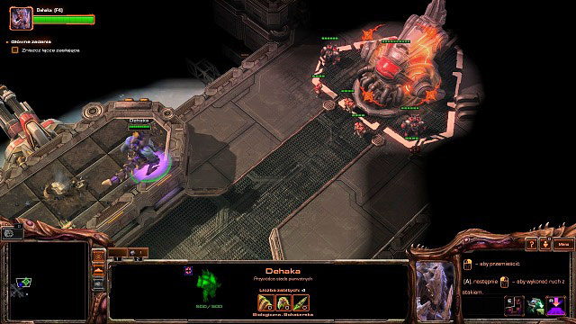 The selection of Kerrigan's special abilities remains the same as for the previous mission: kinetic blast, psionic shift, autonomous extractors, healing, twin drones, effectiveness and apocalypse - Death from Above - The finale - StarCraft II: Heart of the Swarm - Game Guide and Walkthrough