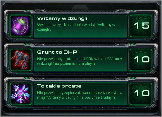 Additional objectives - Welcome to the Jungle (Achievements) - Campaign - Covert missions - StarCraft II: Wings of Liberty - Game Guide and Walkthrough