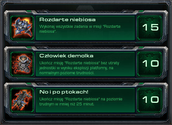 Shatter the Sky - Shatter the Sky (Achievements) - Campaign - Final missions - StarCraft II: Wings of Liberty - Game Guide and Walkthrough