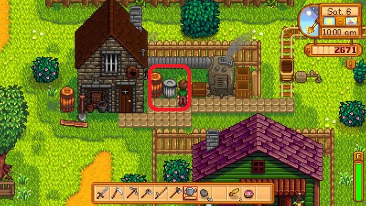 If you are going to seach waste bins, do that with no witnesses - Puzzles, secrets, collectibles and missions | Quick start - Quick start - Stardew Valley Game Guide
