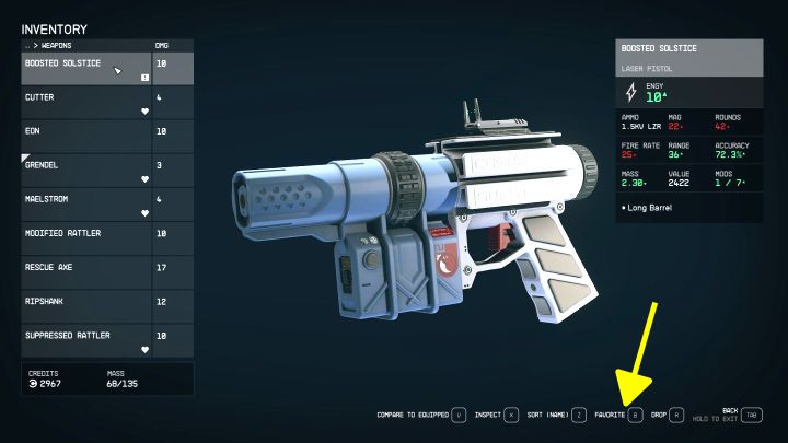 1 - Starfield: How to quickly change weapons? - Starfield: Equipment - Starfield Guide