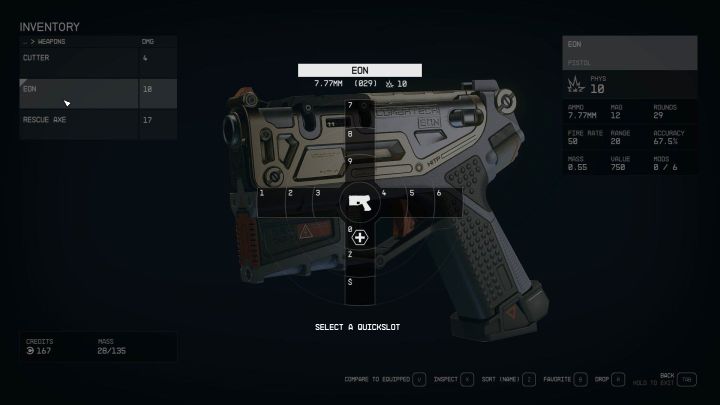 2 - Starfield: How to quickly change weapons? - Starfield: Equipment - Starfield Guide