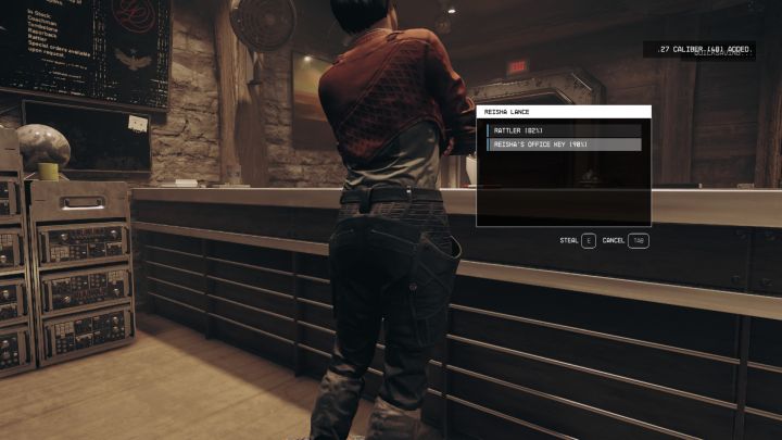 You'll learn more about how to rob NPCs on the Pickpocketing page in the Basics chapter - Starfield: A New Narrative - walkthrough - Starfield: Faction - Ryujin Industries - Starfield Guide