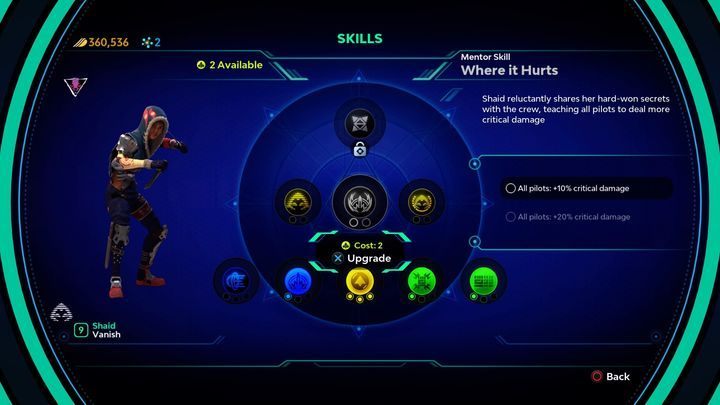 Characters skill tree. - Character and spaceship development in Starlink Battle for Atlas - Mechanics and basics - Starlink Battle for Atlas Guide