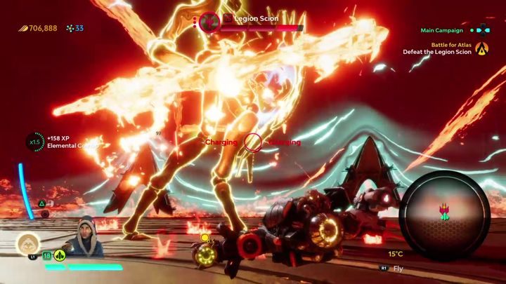 Once the first health bar is gone, the Legion Scion will change its shape - How to defeat Grax in Starlink Battle for Atlas? - FAQ - Starlink Battle for Atlas Guide