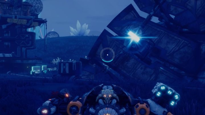 Once the encounter is over, you will be able to open a chest with Antigrav Booster I hidden inside - Ruins on Sonatus planet in Starlink Battle for Atlas - Sonatus - Starlink Battle for Atlas Guide