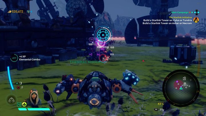At the Chromate Sensors you need to carry out a hacking process - Ruins on Vylus planet in Starlink Battle for Atlas - Vylus - Starlink Battle for Atlas Guide