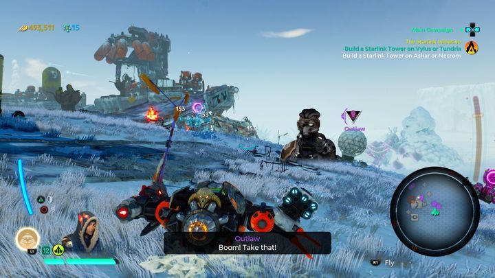 A shelter can be found here - Ruins on Tundria planet in Starlink Battle for Atlas - Tundria - Starlink Battle for Atlas Guide