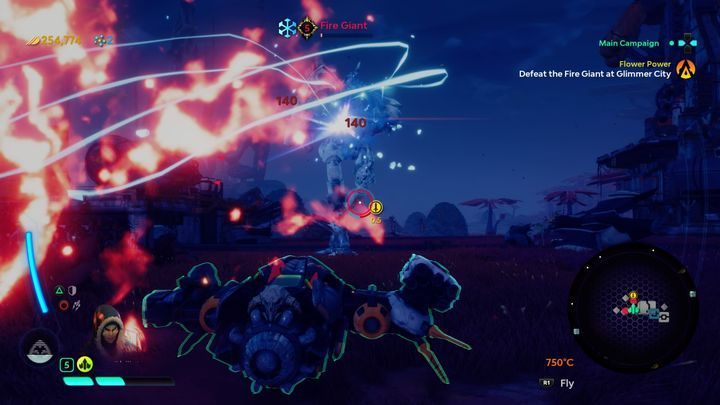 Fire Giant affected by the cold. - How to defeat the Fire Giant in Starlink Battle for Atlas? - FAQ - Starlink Battle for Atlas Guide