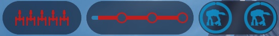 Interface in this mode - AT-AT Assault - Game modes - Star Wars: Battlefront - Game Guide and Walkthrough