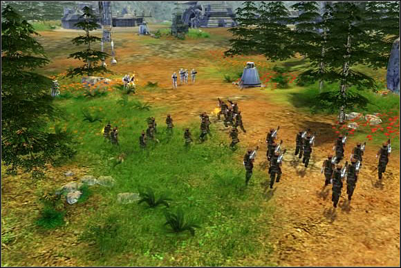This mission can be won with only infantry units - you have to capture enemy base and then hold it for a while. - Mission 1 Interpreting the network - Rebel campaign - Star Wars: Empire at War Game Guide