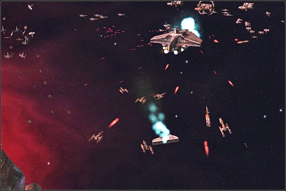 Imperial ship flies right into rebel trap. - Mission 3 Kessel rescue - Rebel campaign - Star Wars: Empire at War Game Guide