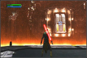 You will quickly orientate that Coda set a trap for you - Mission 01: TIE Fighter Factory - part 1 - Walkthrough - Star Wars: The Force Unleashed - Game Guide and Walkthrough