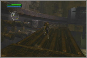 When you will reach next level, look on the right - Mission 02: Raxus Prime - part 1 - Walkthrough - Star Wars: The Force Unleashed - Game Guide and Walkthrough