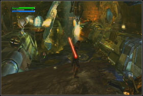 The probes are very dangerous, so try to destroy them in the first order - Mission 02: Raxus Prime - part 2 - Walkthrough - Star Wars: The Force Unleashed - Game Guide and Walkthrough