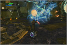 Destroy another droids - Mission 02: Raxus Prime - part 3 - Walkthrough - Star Wars: The Force Unleashed - Game Guide and Walkthrough