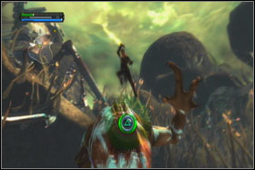 To beat the Rancor you should use the same tactic as in the case of the Titans - Mission 03: Felucia - Walkthrough - Star Wars: The Force Unleashed - Game Guide and Walkthrough