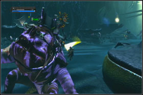 The tunnel is leading to the big cave, which is full of enemies - Mission 03: Felucia - Walkthrough - Star Wars: The Force Unleashed - Game Guide and Walkthrough