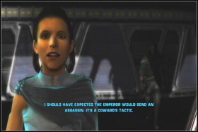 Take the holocron from the trophy room and approach to the shining door - Mission 06: Imperial Kashyyyk - part 2 - Walkthrough - Star Wars: The Force Unleashed - Game Guide and Walkthrough