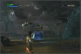 The fight with AT-ST is quite easy - Mission 06: Imperial Kashyyyk - part 2 - Walkthrough - Star Wars: The Force Unleashed - Game Guide and Walkthrough