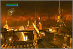 When the Darth Maul will be defeated, exit the room by using Force Push on the metal bulkhead - Mission 08: Imperial Raxus Prime - part 2 - Walkthrough - Star Wars: The Force Unleashed - Game Guide and Walkthrough