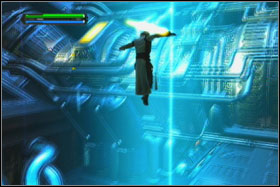 This action will activate two elevators - Mission 09: Death Star - part 2 - Walkthrough - Star Wars: The Force Unleashed - Game Guide and Walkthrough