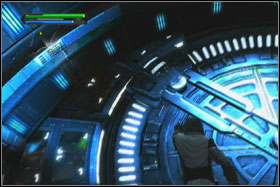 Take the last holocron (Force Combo Sphere) and approach to round bulkhead - Mission 09: Death Star - part 2 - Walkthrough - Star Wars: The Force Unleashed - Game Guide and Walkthrough