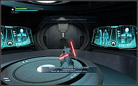 After jumping into the vent behind the big turbines which you had to stop for a bit - Kamino - The Escape - Hidden holocrons - Star Wars: The Force Unleashed II - Game Guide and Walkthrough