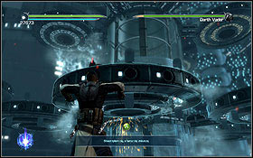 In fact Vader is the least problem while fighting on the platforms - Kamino - The Confrontation - Walkthrough - Star Wars: The Force Unleashed II - Game Guide and Walkthrough