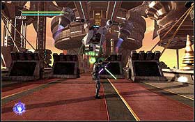 I'd suggest killing the enemies behind the cover with a saber throw before destroying it - Cato Neimoidia - The Western Arch - Walkthrough - Star Wars: The Force Unleashed II - Game Guide and Walkthrough