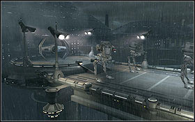 Once you find yourself in the corridor attacked by the carrier, the only way of surviving will be quickly dashing - Kamino - The Escape - Walkthrough - Star Wars: The Force Unleashed II - Game Guide and Walkthrough