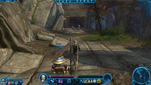 Defeat the first group, turn left and then left once more - Galactic History 11 (Matrix Shard) - Datacrons - Star Wars: The Old Republic Game Guide