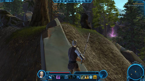 Run up to the Datacron lying under the statue and take it - Galactic History 10 (+2 Willpower) - Datacrons - Star Wars: The Old Republic Game Guide