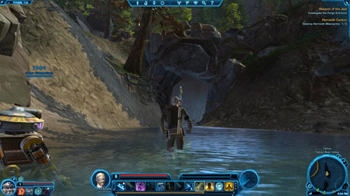 Watch out for animals inside, especially Cave Manka Cats [+] - Galactic History 09 (+2 Endurance) - Datacrons - Star Wars: The Old Republic Game Guide