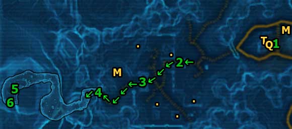 This is a Heroic mission, which means that its pointless to do it without other players or companions help - (L07) [HEROIC 2+] The Chamber of Speech - Tython - Star Wars: The Old Republic Game Guide