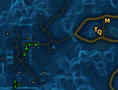 You can get this mission only after youve completed (depending on a class) The Face of the Enemy or Hunters Eye mission and youll receive it from Flingeld, whos meditating in [1] - in the Upper Kaleth ruins - (L07) Commune With the Light - Tython - Star Wars: The Old Republic Game Guide
