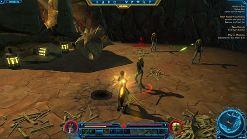 Examine the Ancient Altar - (L06) Hunters Eye - Jedi Consular - Star Wars: The Old Republic Game Guide