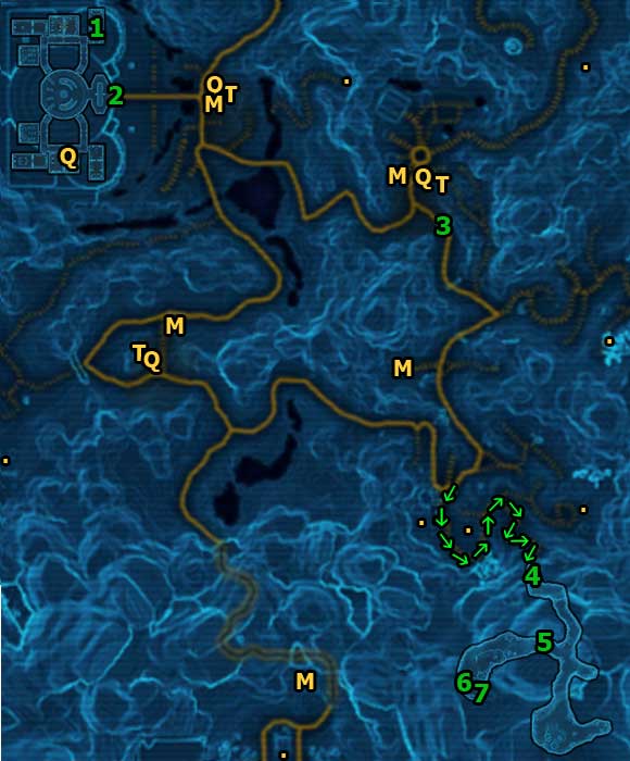 Youll start this mission in [1] - (L06) Hunters Eye - Jedi Consular - Star Wars: The Old Republic Game Guide