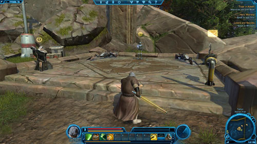 Inspect the Stone Carving - (L04) Trails in Kaleth - Jedi Consular - Star Wars: The Old Republic Game Guide