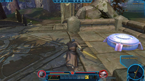 Recover the Southwest Hologram - (L01) The Path of a Jedi - Jedi Consular - Star Wars: The Old Republic Game Guide