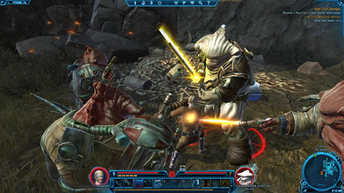 Recover a Key from a Flesh Raider Warmaster - (L05) High-tech Savages - Jedi Knight - Star Wars: The Old Republic Game Guide