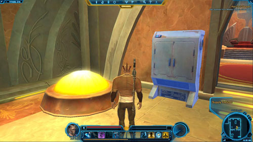 Exit the temple through the gate in [5] and head for the bridge to [6] (see the picture below) - (L05) High-tech Savages - Jedi Knight - Star Wars: The Old Republic Game Guide