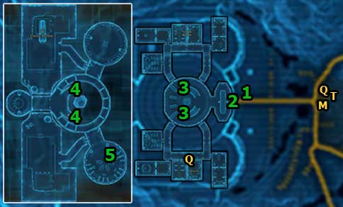 To get this mission, talk to Aven, whos standing in [1] - (L02) The Arm That Holds the Saber - Jedi Knight - Star Wars: The Old Republic Game Guide