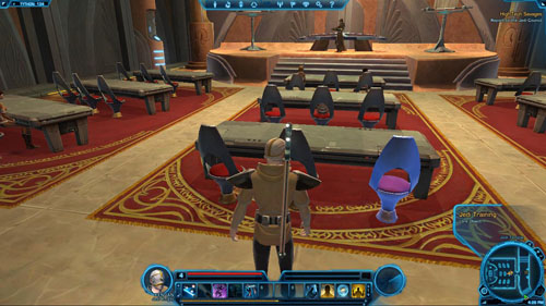 [2]: Jedi Council (Lore Object) - reading the sigh by the big gate will result in obtaining a Codex entry - Organizations: Jedi Council - 45 XP - (04) Jedi Temple - Places - Star Wars: The Old Republic Game Guide