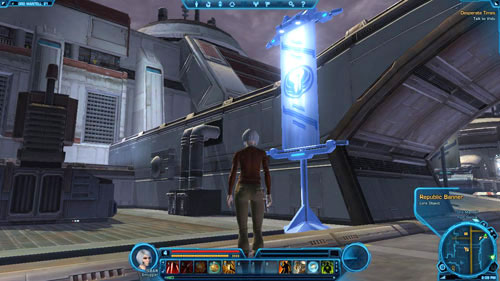 [3]: Refugees of War (Lore Object) - reading the sign will result in obtaining a Codex entry - Lore: Refugees of War - 100 XP - (02) Fort Garnik - Places - Star Wars: The Old Republic Game Guide