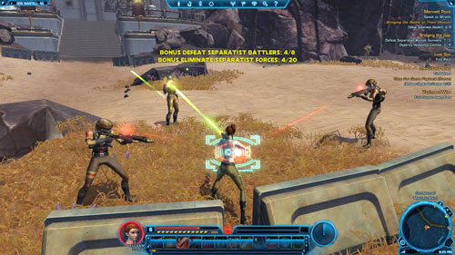 Speak to Wraith - (L07) Mannett Point - Trooper - Star Wars: The Old Republic Game Guide